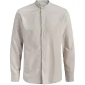 Jack & Jones Breeze Band Linen Blend Skjorte Med Lange ærmer