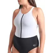 Arena Formgivende badedragt 'Shapewear Silvia B-Cup' sort / hvid