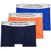 Ralph Lauren Boksershorts 'Classic' blå / navy / orange / hvid