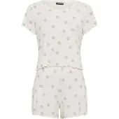 LASCANA Shorty ecru / blå / orange / gammelrosa