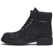 Ed Hardy Snørestøvletter 'Flamme' sort / sølv