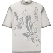 Ed Hardy Bluser & t-shirts lysegrå / hvid