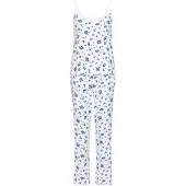 LASCANA Pyjamas marin / hvid