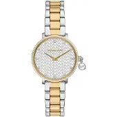 Michael Kors Analogt ur 'PYPER' guld / sølv / perlehvid
