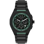 Armani Exchange Analogt ur 'Sync' grøn / sort