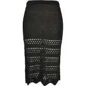 Urban Classics Crochet Midinederdel