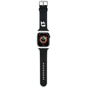Karl Lagerfeld Apple Watch Rem 38mm 3D Gummi Sort
