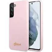 GUESS GUHCS22MLSLMGLA S22+ S906 lavendel/lavendel hardcase Silikone Script Metal Logo
