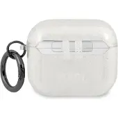 Karl Lagerfeld Glitter Karl's Head-etui til AirPods 3 - sølv