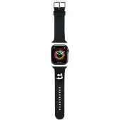 Karl Lagerfeld Apple Watch Rem 38/40/41mm 3D Gummirem Sort