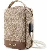 GUESS GUHBHGCFSEW Organizer-taske - brun GCube Stripe