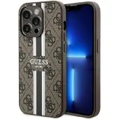 GUESS GUHMP14LP4RPSW iPhone 14 Pro 6,1" brun/brun hardcase 4G Printed Stripes MagSafe