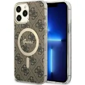 GUESS GUHMP13XH4STW iPhone 13 Pro Max 6,7" brun/brun hardcase 4G MagSafe