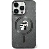 Karl Lagerfeld KLHMN61HGKCNOK iPhone 11/Xr 6.1" Hardcase Karl & Choupette Glitter MagSafe