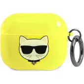 Karl Lagerfeld Choupette-etui til AirPods 3 - Gul