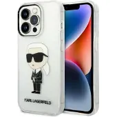 Karl Lagerfeld Ikonik Transparent iPhone 14 Pro-cover