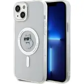 Karl Lagerfeld IML Choupette MagSafe-etui til iPhone 15 Plus - gennemsigtig