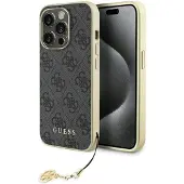 GUESS GUHCP15LGF4GGR iPhone 15 Pro 6,1" grå/grå hardcase 4G Charms Collection