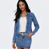 ONLY Dame denim jakke Medium Blue Denim