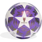 Adidas Fodbold Champions League Finale 2025/26 Budapest Training - Lilla/hvid, størrelse Ball SZ. 4
