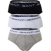 Gant Slip grå-meleret / sort / hvid