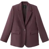 Mango Blazer 'Veronica' aubergine
