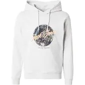 Jack & Jones Sweatshirt 'JJHONOLULU' pastelgrøn / orange / sort / hvid-meleret
