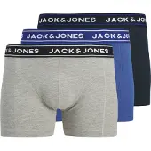 Jack & Jones Boksershorts 'JACDANNY' blå / mørkeblå / grå-meleret