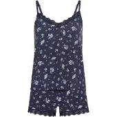 LASCANA Pyjamas blå / vinrød
