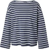 Vero Moda Shirts 'VMMOLLY' navy / hvid