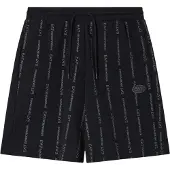 EA7 EA7til mænd. 7M001393_AF12660 Graphic Series sorte shorts (XL), Casual, Bomuld, Korte ærmer