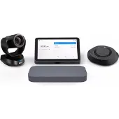 Asus Google Meet GQE20A - Large Room Kit - videokonferencepakke (højttalertelefon, berøringsskærmkonsol, PTZ kamera) - jerngrå - med Meeting Computer System - power adapter included