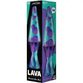 LAV Lava Lampe Lila/Blågrøn, Nordlys base 37cm