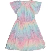 Lindex Kjole lyseblå / mint / lavendel / lys pink