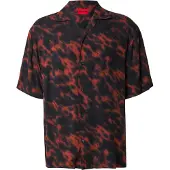 HUGO Oversize fit skjorte med digitalt print