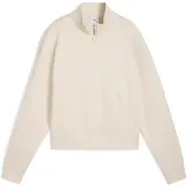 Puma Class Half-Zip Short Crew Women, Clothing, Alpine Snow, M