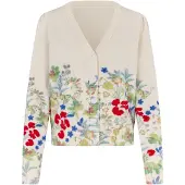 Dea Kudibal Cardigan 'Malinasdea' beige / blandingsfarvet