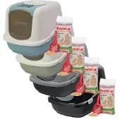 Peewee EcoDome Kattebakke Startpakke - Sort/Sort