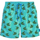 Playshoes Badeshorts aqua / gul / mørkegrøn / lys rød