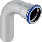 Geberit Bøjning 90 grader rustfri 76,1 mm muffe / nippel mapress