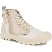 Palladium Snørestøvletter 'Pampa Detroit' beige / creme