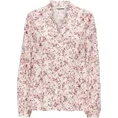 ONLY Bluse 'ONLRAYA' pink / hvid