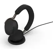 Jabra Evolve3 75 UC Link390c - Black (Incl. Wireless Charging Pad)