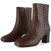 L37 HANDMADE SHOES Ankelstøvler 'GALLOP ECHO' mørkebrun
