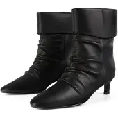 L37 HANDMADE SHOES Ankelstøvler 'DARK SIDE BLOOM' sort