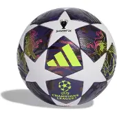 Adidas Fodbold Champions League Finale 2025/26 Budapest League J350 - Lilla/hvid/gul, størrelse Ball SZ. 4