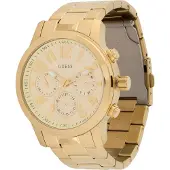 GUESS Analogt ur 'Parker' guld