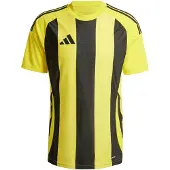 Adidas Spilletrøje Striped 24 - Gul/Sort, størrelse XX-Large