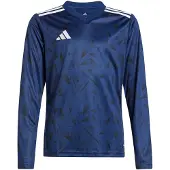 Adidas Funktionsskjorte blå / sort / hvid
