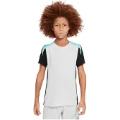 Nike Trænings T-Shirt Dri-FIT Strike - Hvid/Sort/Turkis Børn, størrelse S: 128-137 cm